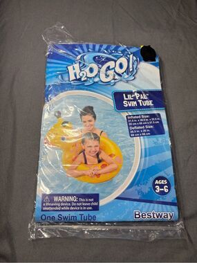 New Bestway H2O GO Lil' Pal Swim Tube Giraffe - Yellow